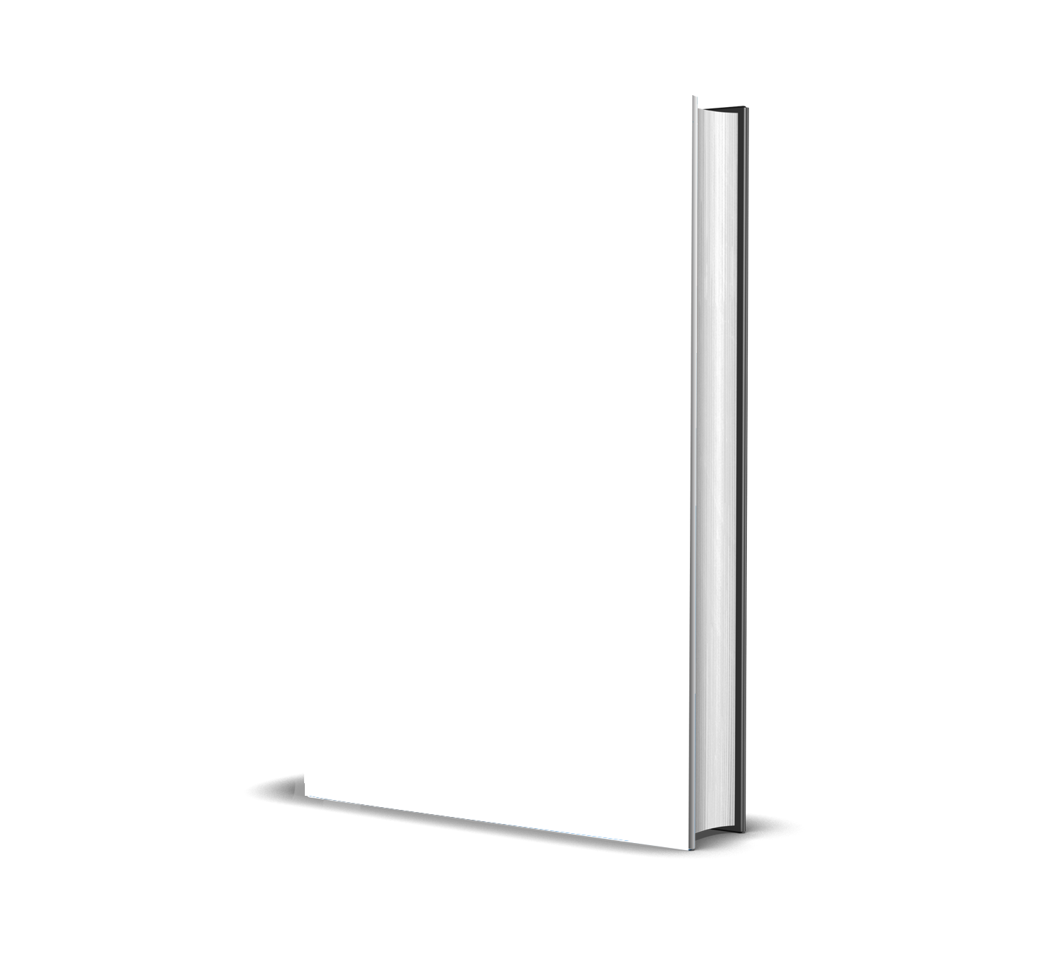 Empty book template